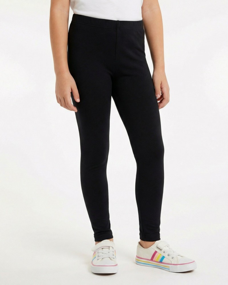 Εφηβικό Μακό Κολάν Lycra Κορίτσι (6-16) -Μαύρο- 49100