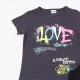 Εφηβικό Μακό Σετ με Μπλούζα Love Και Κολάν Κορίτσι (6-16) -Γραφίτη- 49114