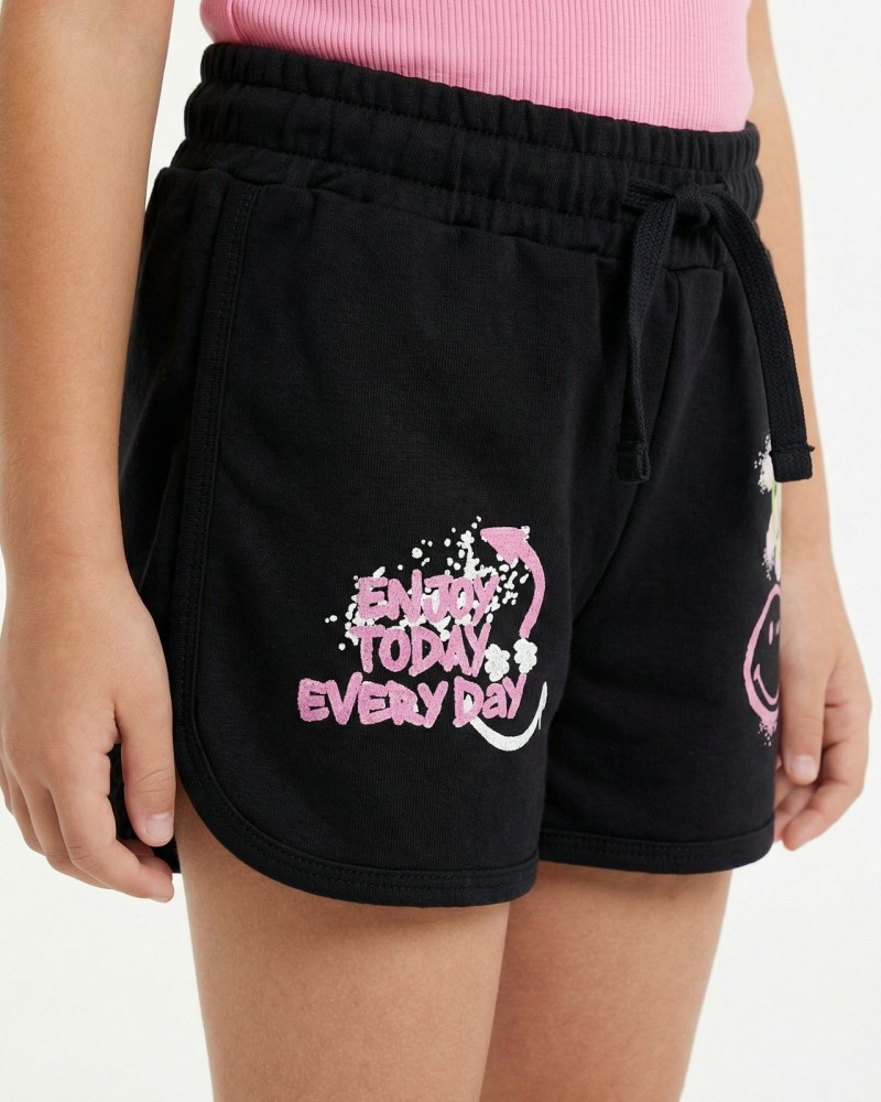 Εφηβικό Σετ με Μπλουζάκι Τιράντα Και Σορτς Just Smile Edition Κορίτσι (6-16) -Ροζ- 