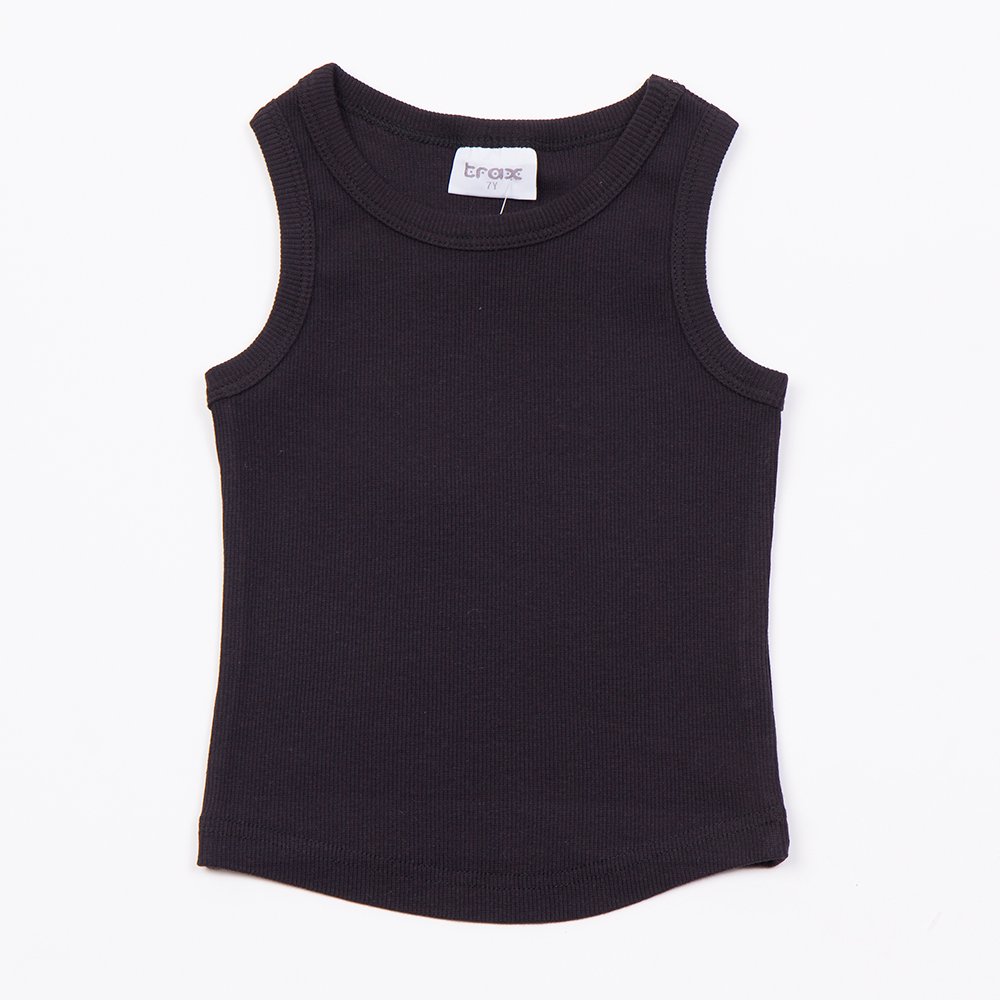 Εφηβική Αμάνικη Μπλούζα Ριπ Κορίτσι (6-16) -Μαύρο- 49161