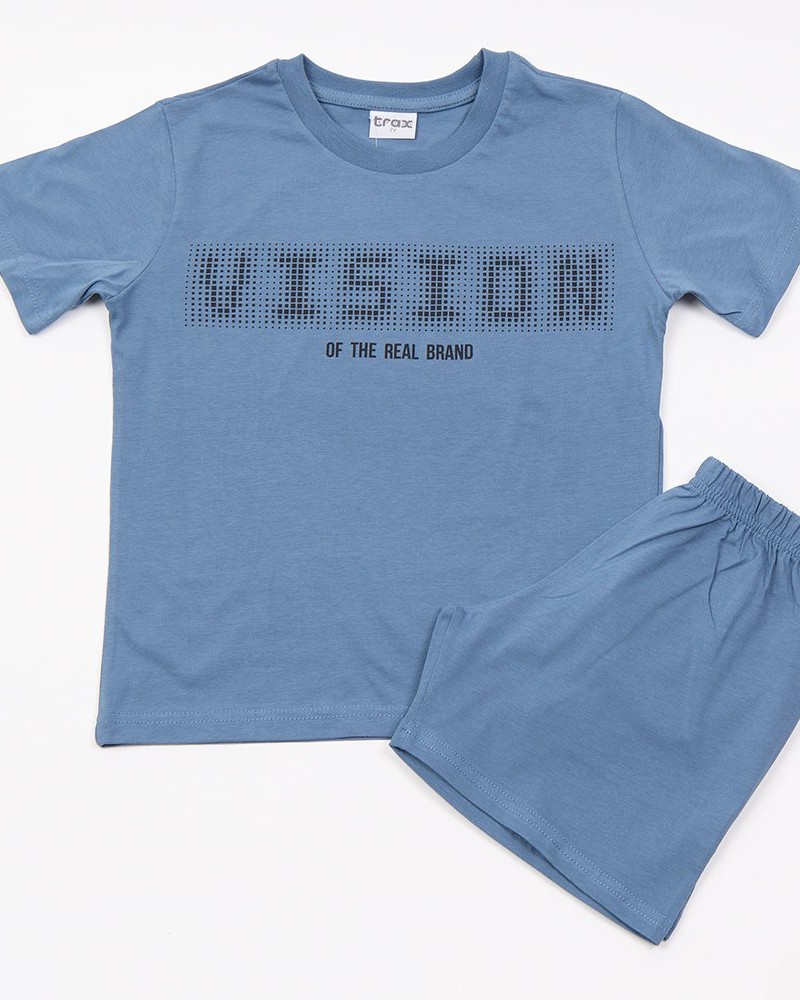 Εφηβική Βαμβακερή Πιτζάμα Με Τύπωμα Vision Αγόρι (6-16) -Ραφ- 