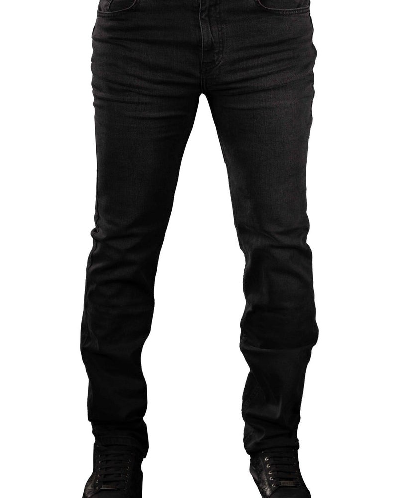 Ανδρικό Ελαστικό Jean σε Straight Fit  -Μαύρο- Profil 517