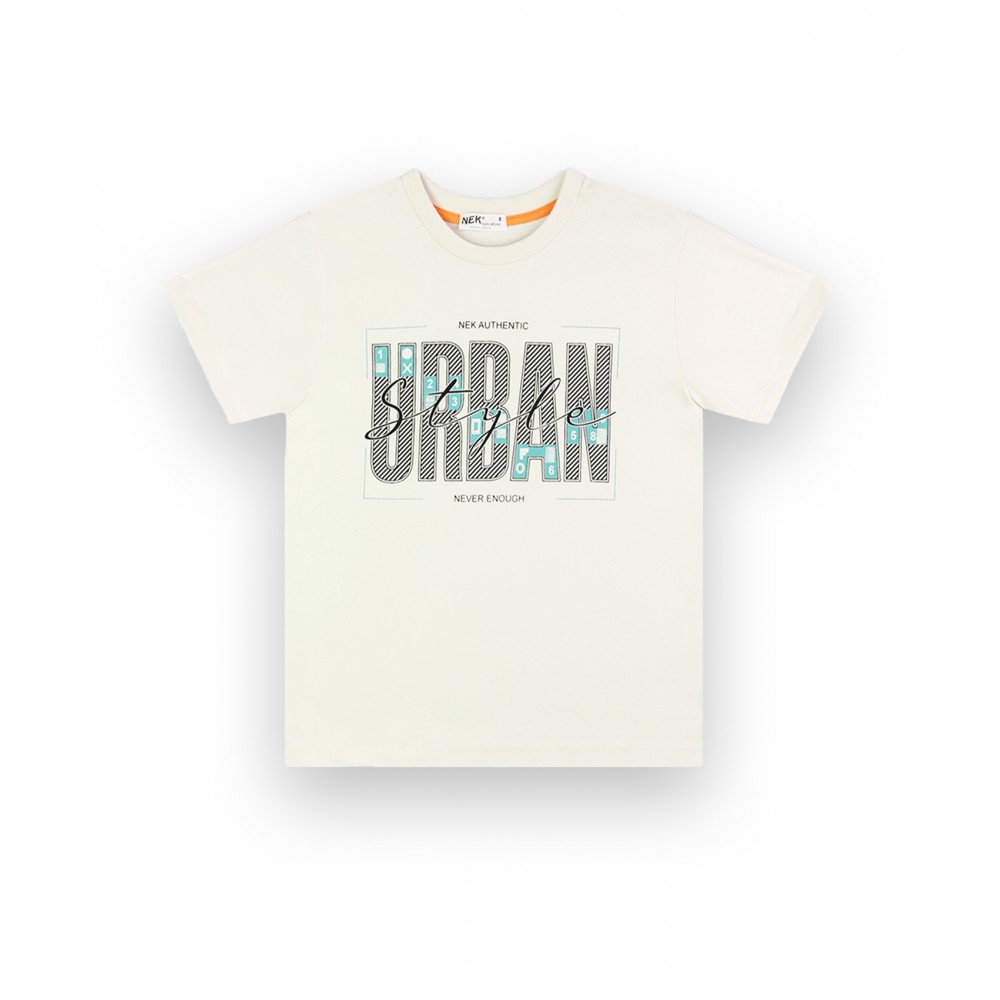 Εφηβικό Σετ T-Shirt Μπλούζα Urban Style Και Βερμούδα Αγόρι (6-16Ε) -Πετρόλ- 62324