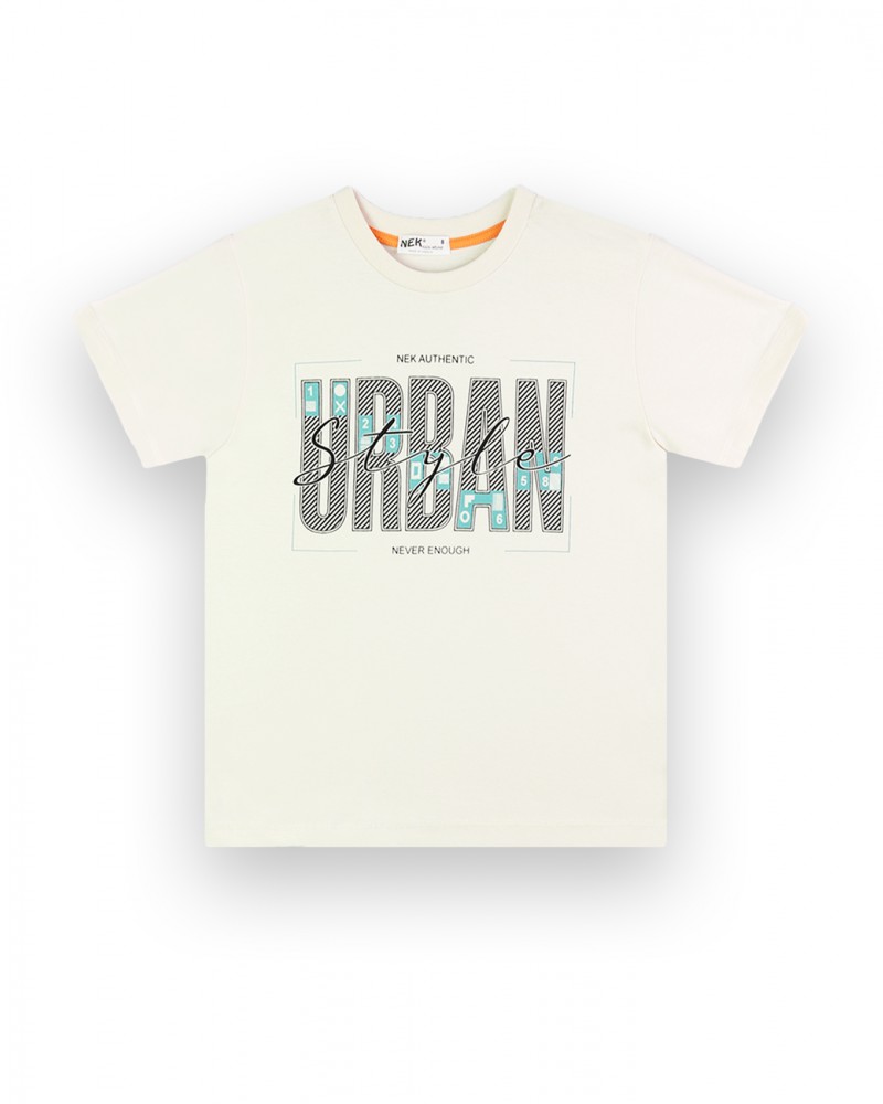 Εφηβικό Σετ T-Shirt Μπλούζα Urban Style Και Βερμούδα Αγόρι (6-16Ε) -Πετρόλ- 62324