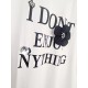 T-Shirt Μπλούζα Μακό με Τύπωμα και 3D Λουλούδι -Λευκό- 6737 T-Shirt Μπλούζα Μακό με Τύπωμα και 3D Λουλούδι -Λευκό- 6737