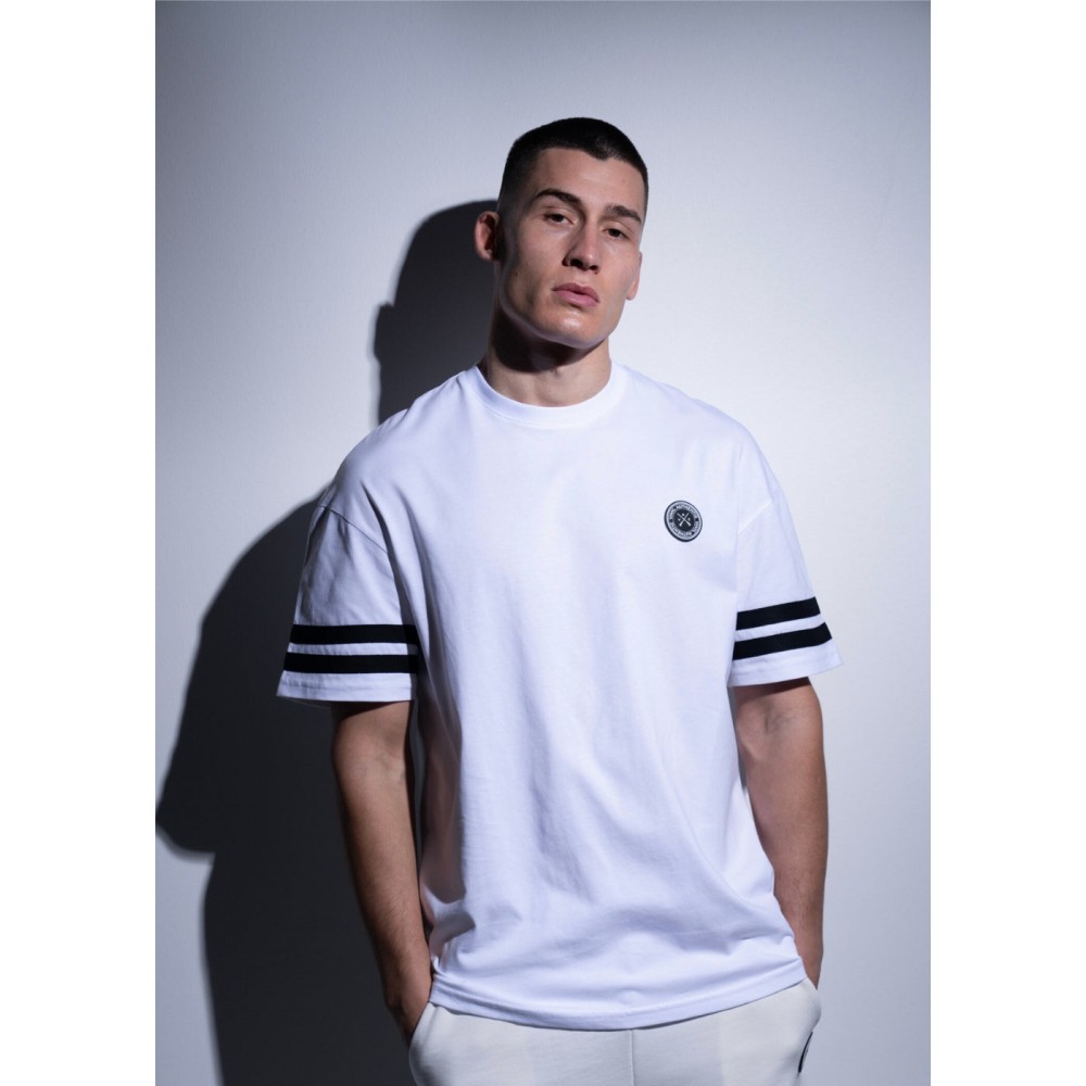 Μπλούζα T-Shirt Cotton Oversized Vinyl -Λευκό- 67845-02 Μπλούζα T-Shirt Cotton Oversized Vinyl -Λευκό- 67845-02