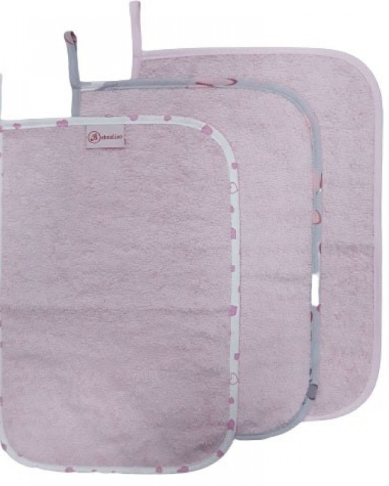 Σετ Πετσετάκια 3 Τεμάχια All Pink 20x30cm - 70207100888