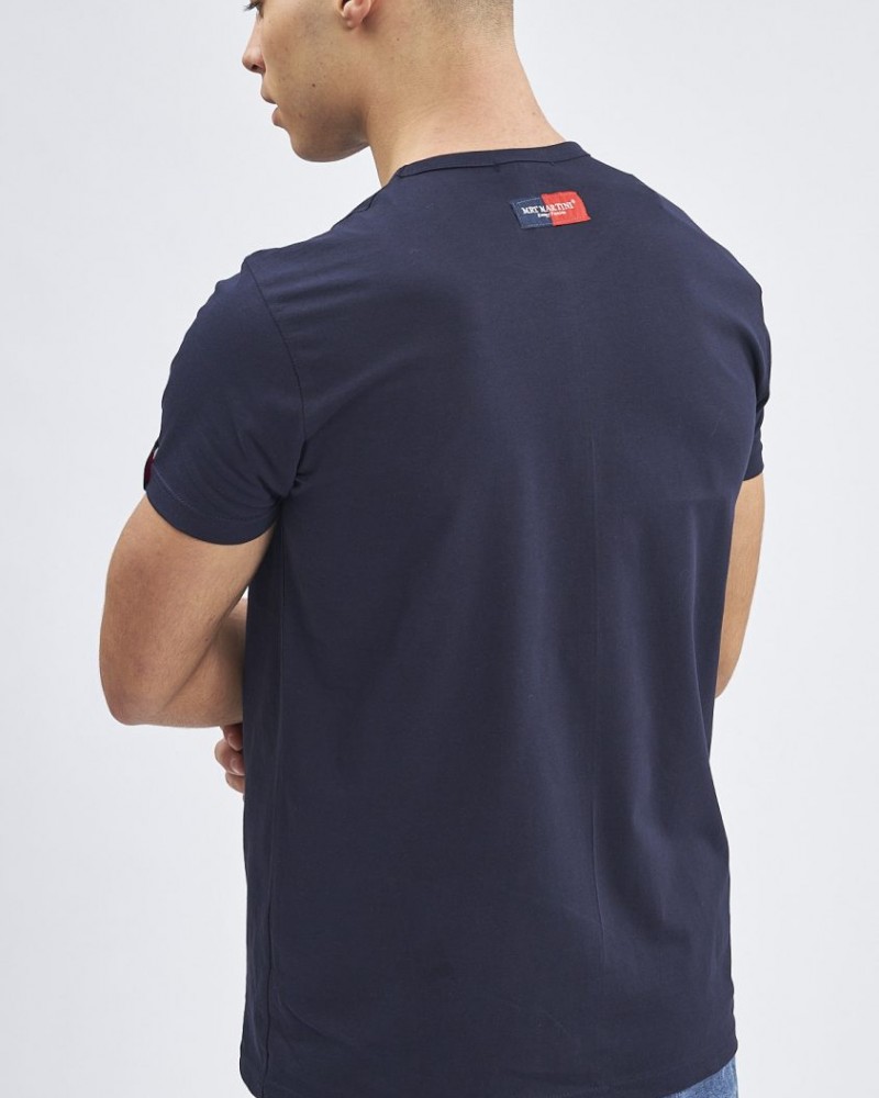 T-Shirt, Μπλούζα Κοντομάνικη Ανδρική με logo “Energy” -Μπλε Σκούρο- 70742