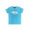T-Shirt, Μπλούζα Με Big Logo Τύπωμα Chill Out Vinyl -Γαλάζιο- 84756-24
