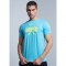 T-Shirt, Μπλούζα Με Big Logo Τύπωμα Vinyl -Γαλάζιο- 91324-24