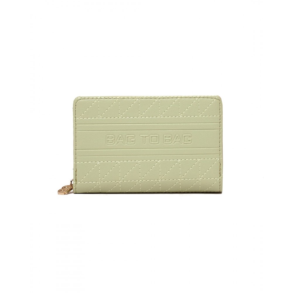 Πορτοφόλι Με Clip BagtoBag -Μέντα- AC-1106