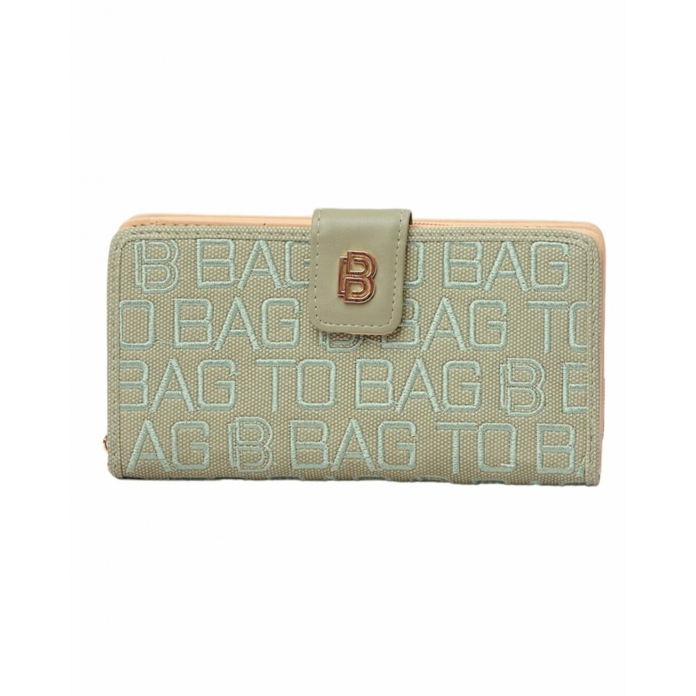 Πορτοφόλι Με Κέντημα BagtoBag -Μέντα- AC-1122