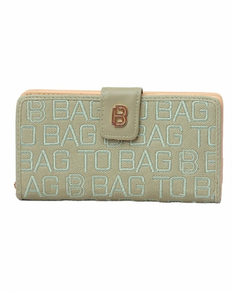 Πορτοφόλι Με Κέντημα BagtoBag -Μέντα- AC-1122