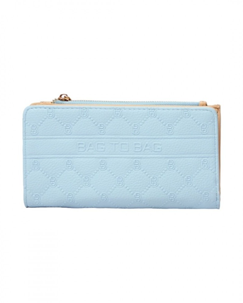 Πορτοφόλι Με  Clip BagtoBag -Σιέλ- AC-1129