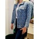 Denim Jacket Jean με Στρας Τζην Μπουφάν -Μπλε- B112 Denim Jacket Jean με Στρας Τζην Μπουφάν -Μπλε- B112