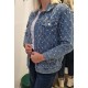 Denim Jacket Jean με Στρας Τζην Μπουφάν -Μπλε- B112 Denim Jacket Jean με Στρας Τζην Μπουφάν -Μπλε- B112