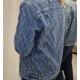 Denim Jacket Jean με Στρας Τζην Μπουφάν -Μπλε- B112 Denim Jacket Jean με Στρας Τζην Μπουφάν -Μπλε- B112