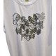 T-Shirt Μπλούζα Μακό Λευκό με Λαδί Τύπωμα -Λευκό- ES2107 T-Shirt Μπλούζα Μακό Λευκό με Λαδί Τύπωμα -Λευκό- ES2107