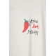T-Shirt Μπλούζα Μακό με Τύπωμα Hot -Λευκό- ES2108 T-Shirt Μπλούζα Μακό με Τύπωμα Hot -Λευκό- ES2108