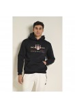 Μπλούζα Φούτερ Με Κουκούλα και Τύπωμα Hoodie Bodymax -Μαύρο- F/W6000