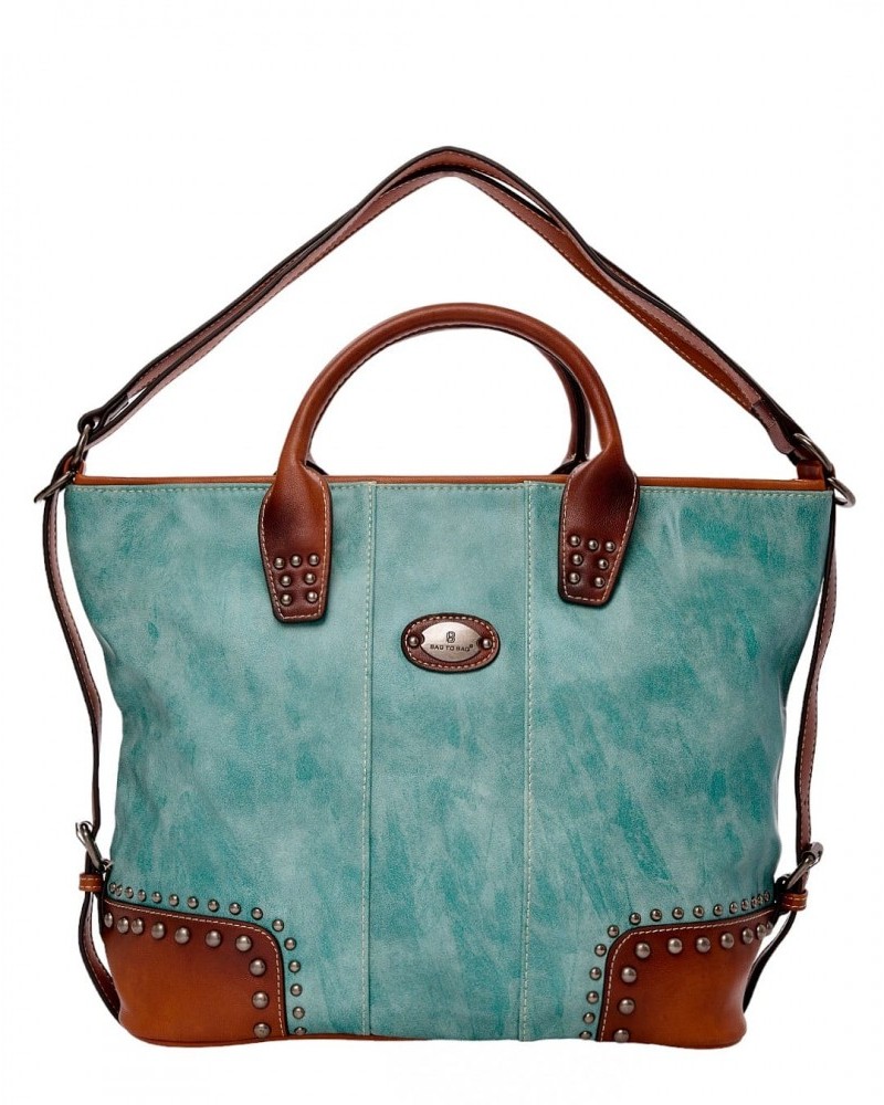 Γυναικεία Τσάντα Χειρός ή Ώμου με Τρούξ All Day BagtoBag -Πετρόλ- HM99518