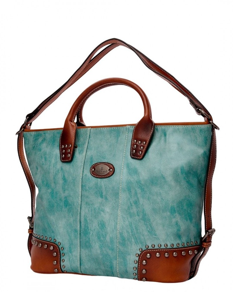 Γυναικεία Τσάντα Χειρός ή Ώμου με Τρούξ All Day BagtoBag -Πετρόλ- HM99518