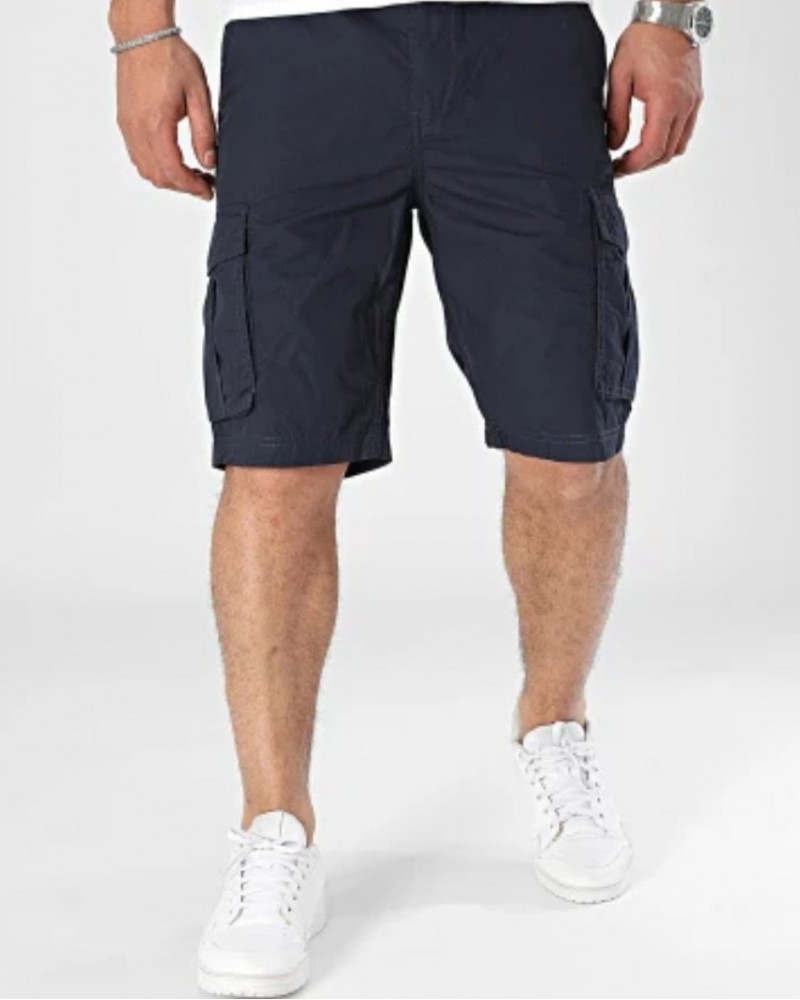 Ανδρική Βερμούδα Cargo Petrol -Μπλε- M-1040-SHO600