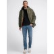 Ανδρικό Μπουφάν Parka Jacket με Επένδυση Oversized Petrol -Χακί- M-3040-JAC104