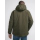 Ανδρικό Μπουφάν Parka Jacket με Επένδυση Oversized Petrol -Χακί- M-3040-JAC104