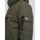 Ανδρικό Μπουφάν Parka Jacket με Επένδυση Oversized Petrol -Χακί- M-3040-JAC104