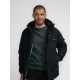 Ανδρικό Μπουφάν Parka Jacket με Επένδυση Oversized Petrol -Μαύρο- M-3040-JAC104