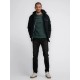 Ανδρικό Μπουφάν Parka Jacket με Επένδυση Oversized Petrol -Μαύρο- M-3040-JAC104