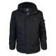 Ανδρικό Μπουφάν Parka Jacket με Επένδυση Oversized Petrol -Μαύρο- M-3040-JAC104
