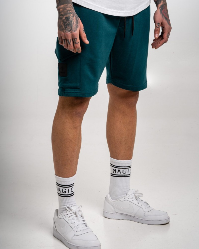 Ανδρική Βερμούδα Cargo Shorts -Petrol- MB2251