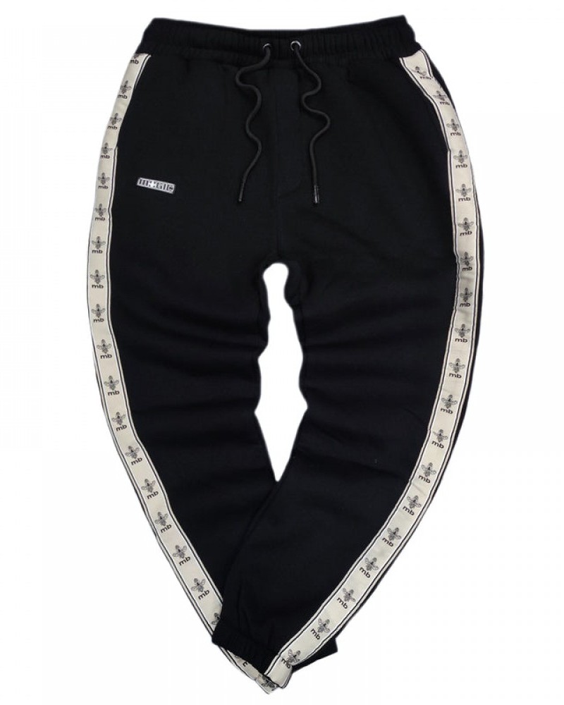 Παντελόνι Φόρμας Gross Track Pants Magic Bee -Μαύρο/Black- MB23404