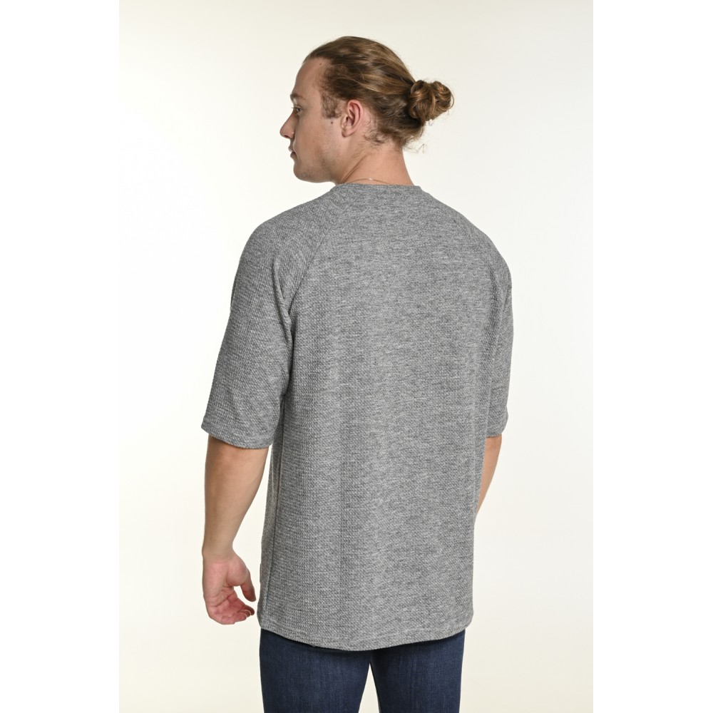 Ανδρική Μπλούζα T-Shirt Oversize Bodymax -Γκρι- PR-9007