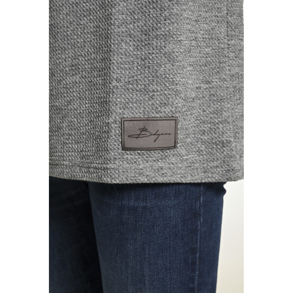 Ανδρική Μπλούζα T-Shirt Oversize Bodymax -Γκρι- PR-9007