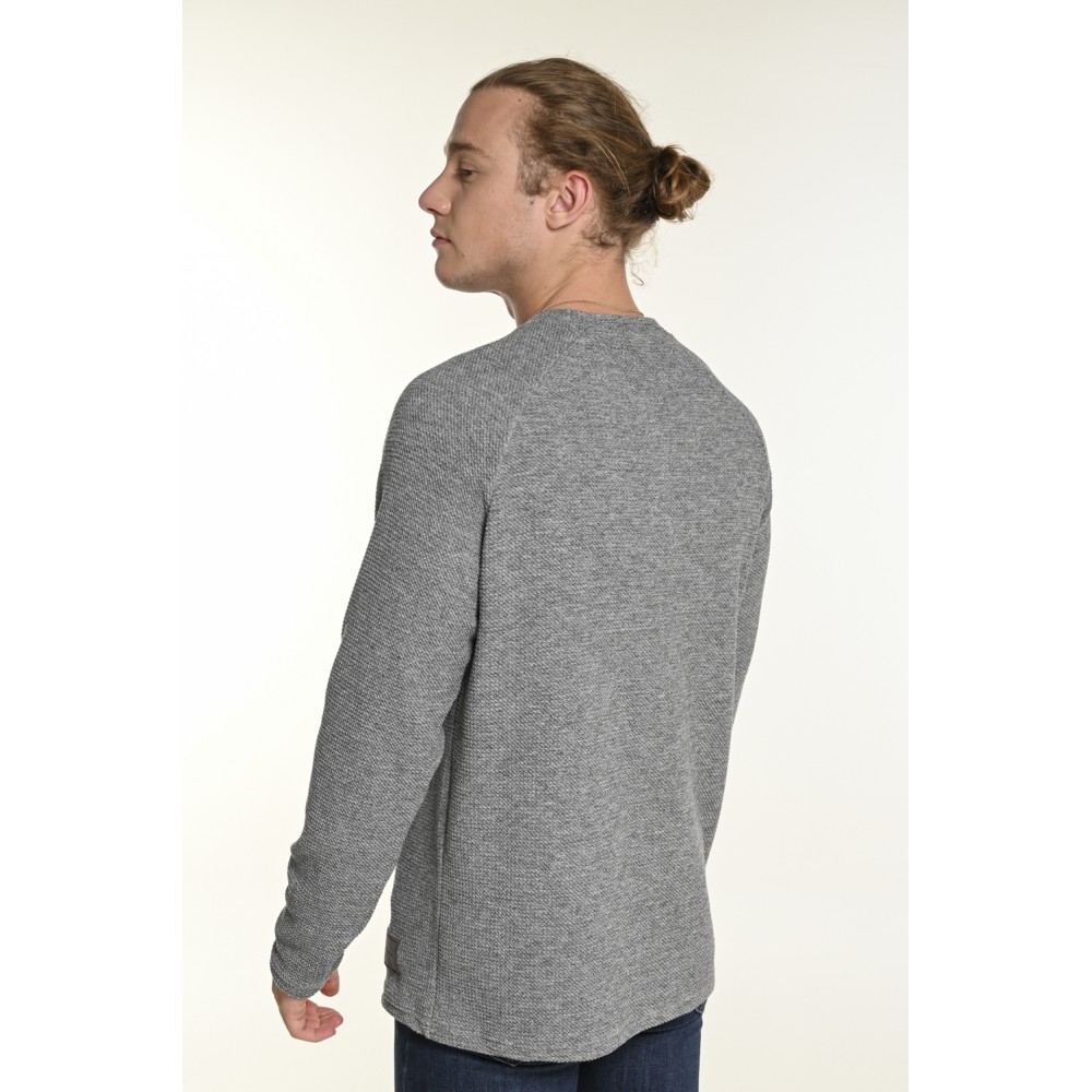 Ανδρική Μπλούζα με Στρογγυλό Λαιμό Bodymax -Γκρι- PR-9008