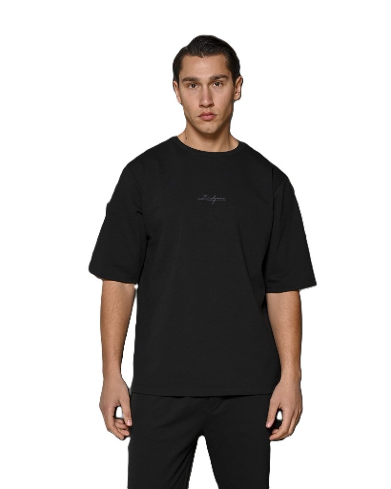 Ανδρική Μπλούζα T-Shirt Oversize Bodymax Premium -Μαύρο- PR-9020