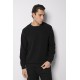 Ανδρική Μπλούζα με Στρογγυλό Λαιμό -Μαύρο- PR-9024